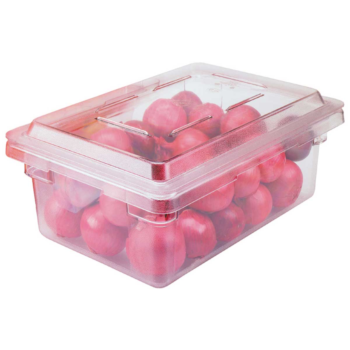 Cambro 12186CW467 Camwear 3-Gallon Food Storage Container - Safety Red, NSF Certified, Durable Plastic Food Box for Commercial Kitchens, Restaurants & Catering Services