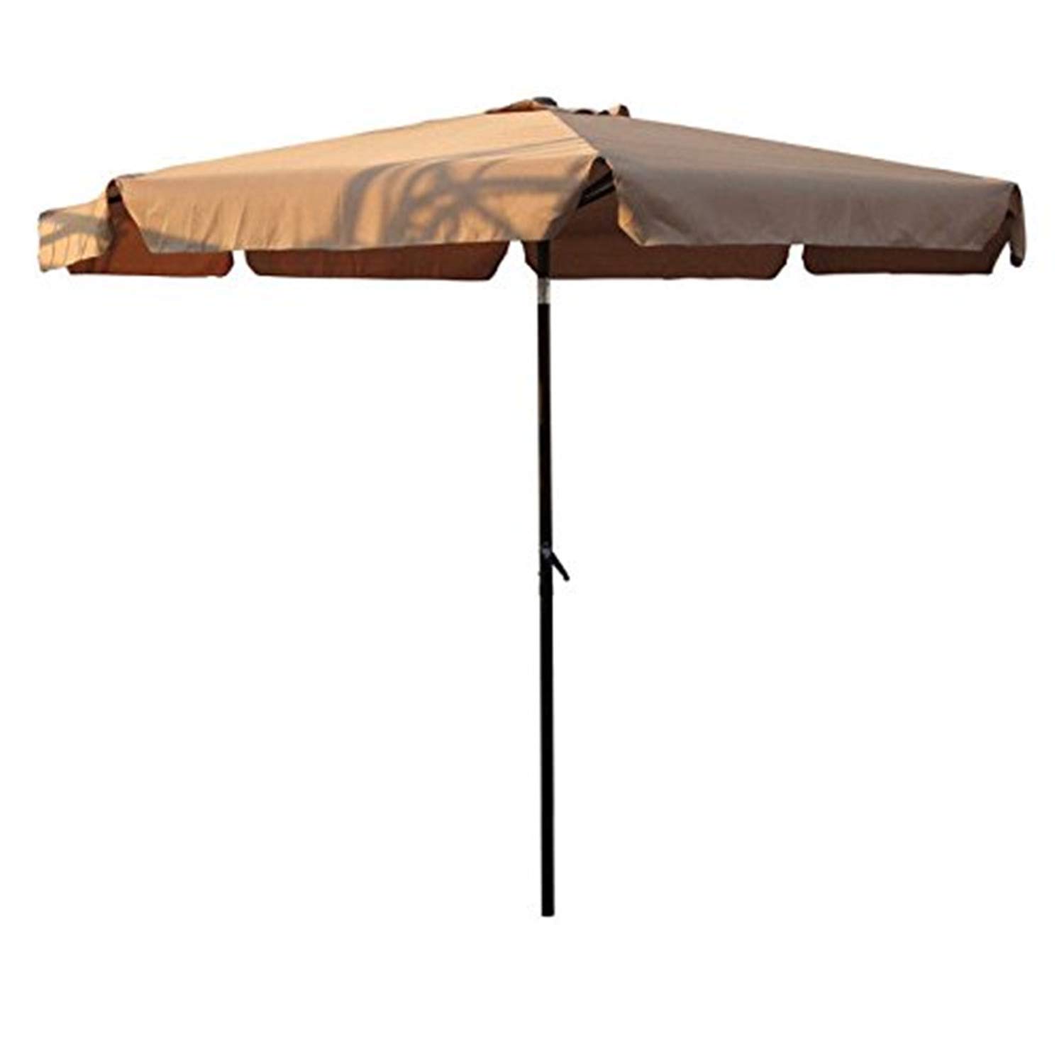 10FT Aluminum Outdoor Patio Umbrella with Wind Vents - Heavy Duty Cantilever Market Umbrella for Pool, Garden, Deck & Backyard - International Caravan Furniture