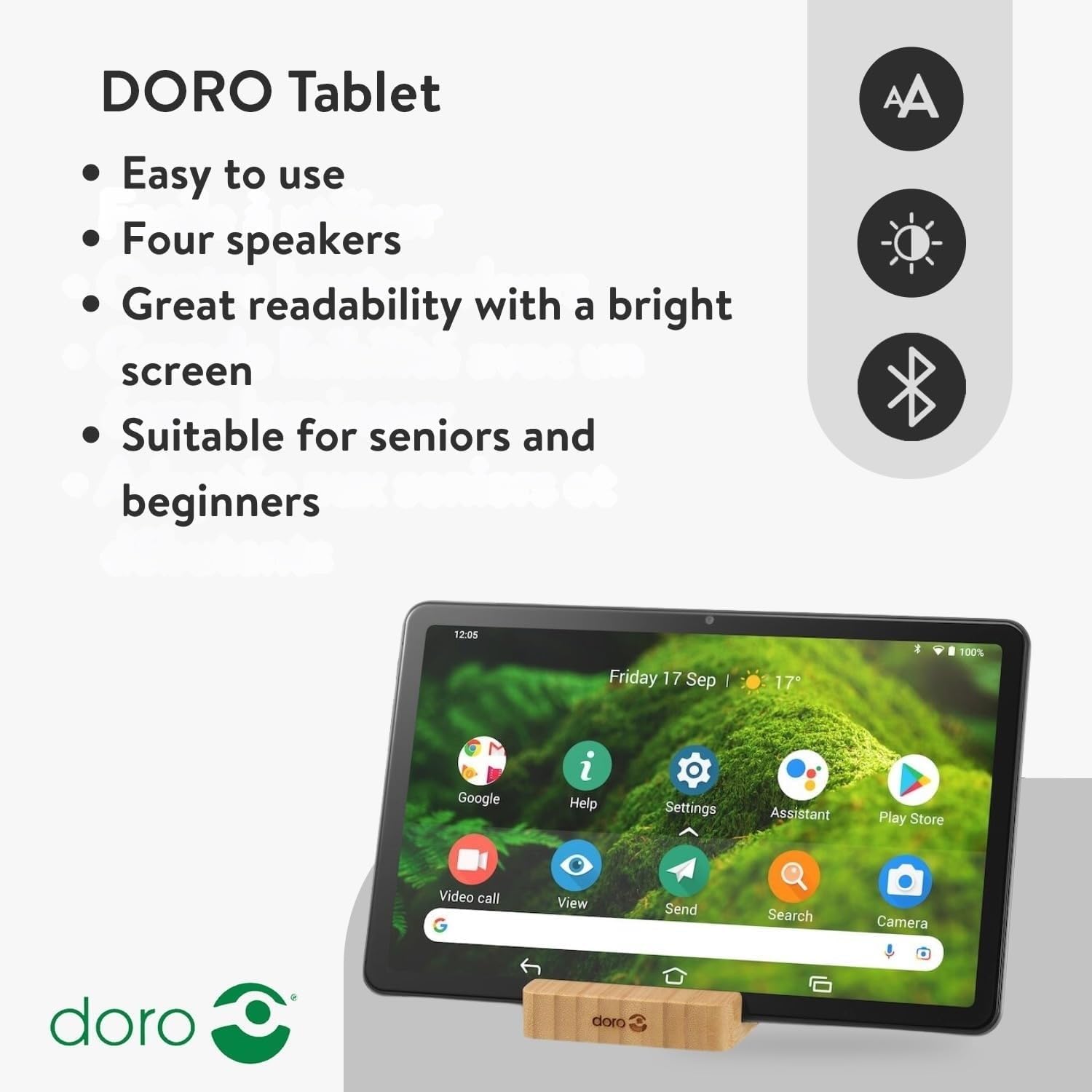 Doro Tablet for Seniors - 10.4