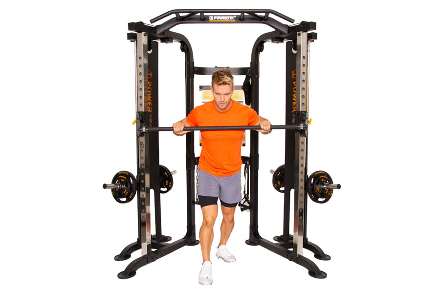 Powertec Workbench Functional Trainer Deluxe - Heavy Duty Home Gym Equipment for Strength Training (Perfect for Home Workouts & CrossFit Training)