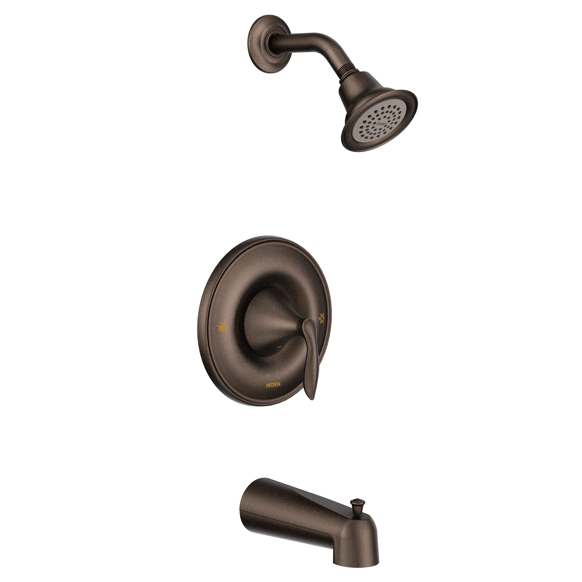 Moen Eva Oil Rubbed Bronze Posi-Temp Tub and Shower Trim Kit with Eco-Performance Technology - T2133EPORB (Valve Required) - Perfect for Bathroom Renovations and Modern Home Upgrades