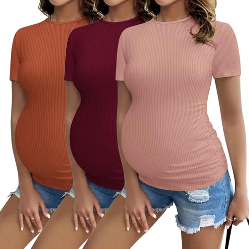 3pcs Caramel/ Burgundy Red/ Dirty Pink