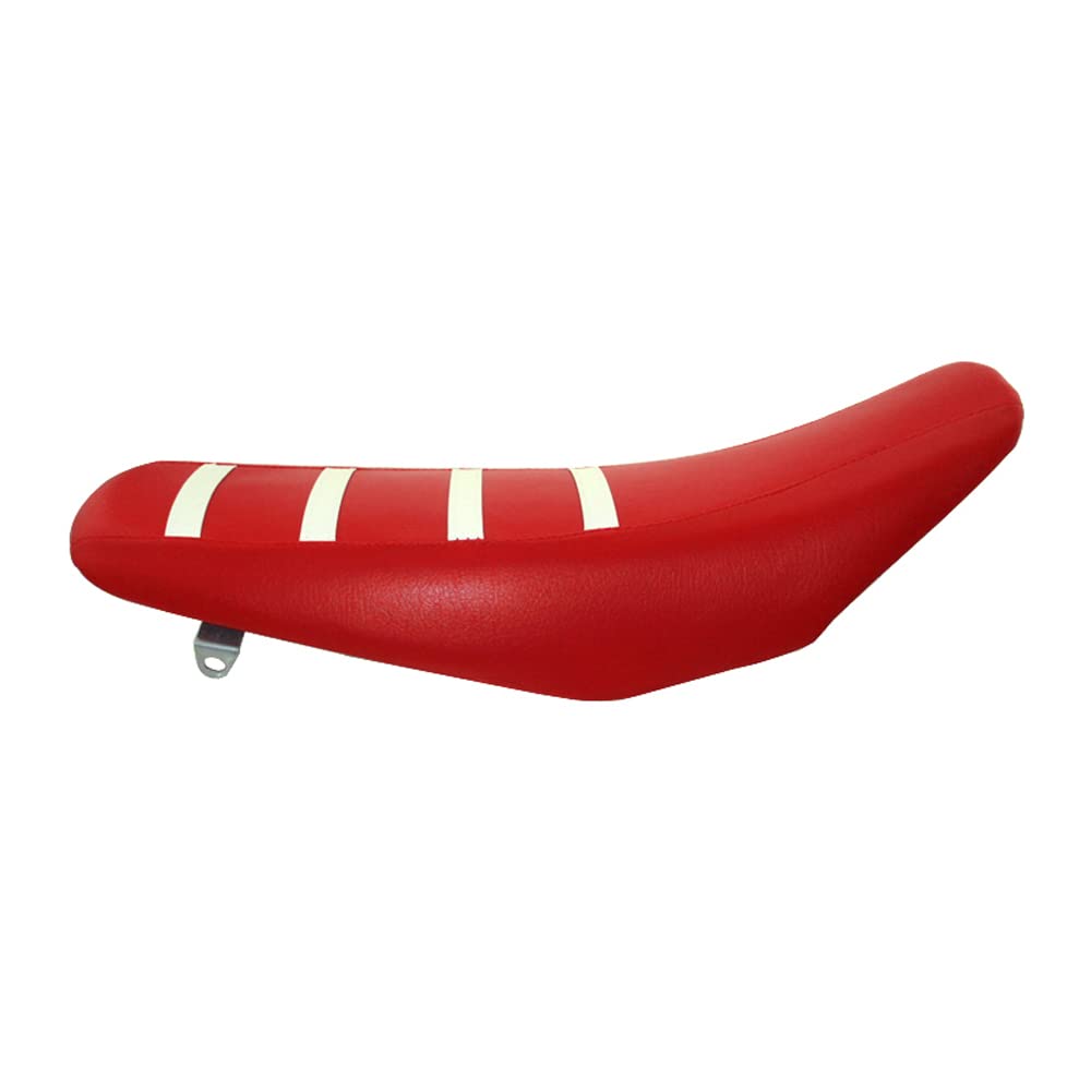 TC-Motor Ribbed Seat for Honda CRF110 Pit Dirt Bike & Chinese LXR Models - Comfortable Replacement Seat for Off-Road Riding & Motocross Racing
