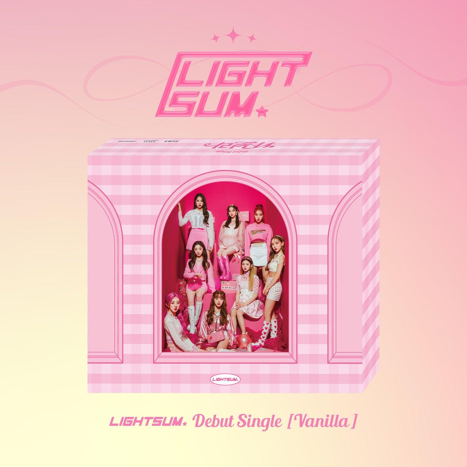 LIGHTSUM 1st Single Album 'Vanilla' - Kpop Music CD - Perfect for Kpop Fans, Collectors & Gift Giving