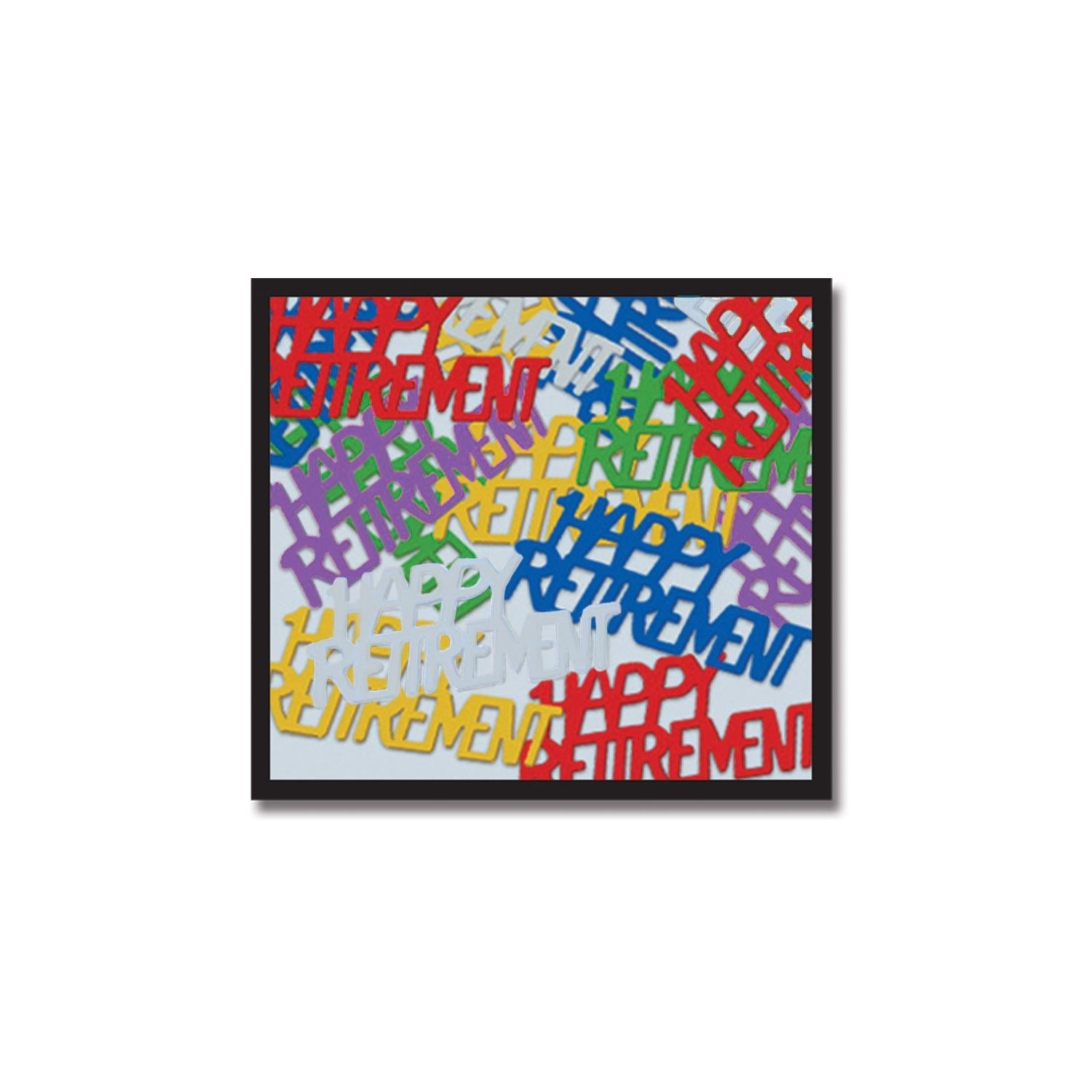 12 Pack Beistle Happy Retirement Party Confetti - Multi-Color (0.5 Oz/Pkg) | Perfect for Retirement Celebrations, Office Farewells & Festive Decorations