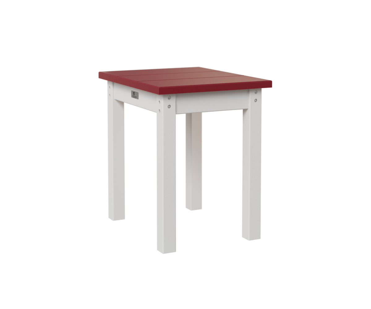 Scarlet Red on White