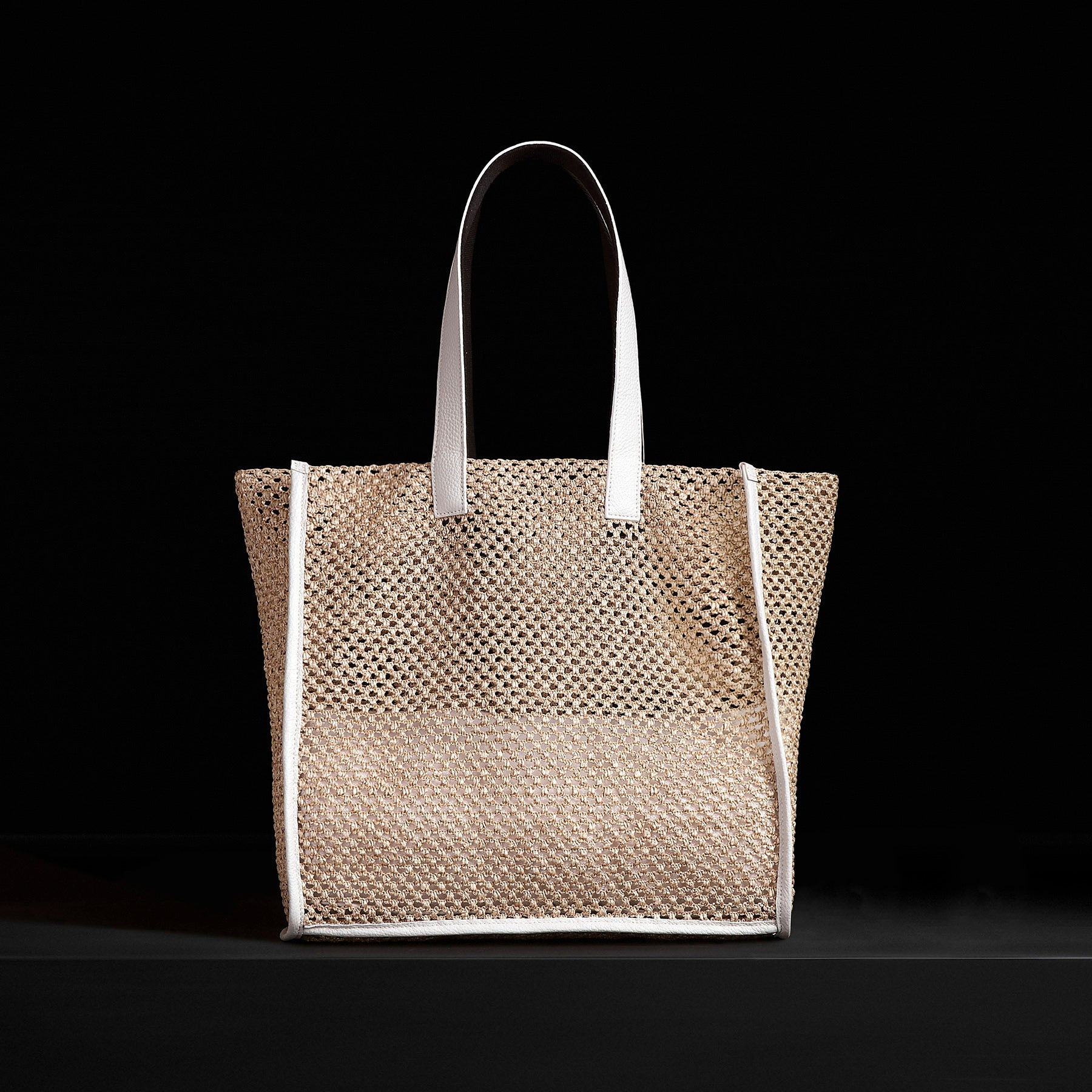 Natural Raffia Tote Bag - Eco-Friendly Woven Handbag for Women | Perfect for Beach, Shopping & Summer Outfits