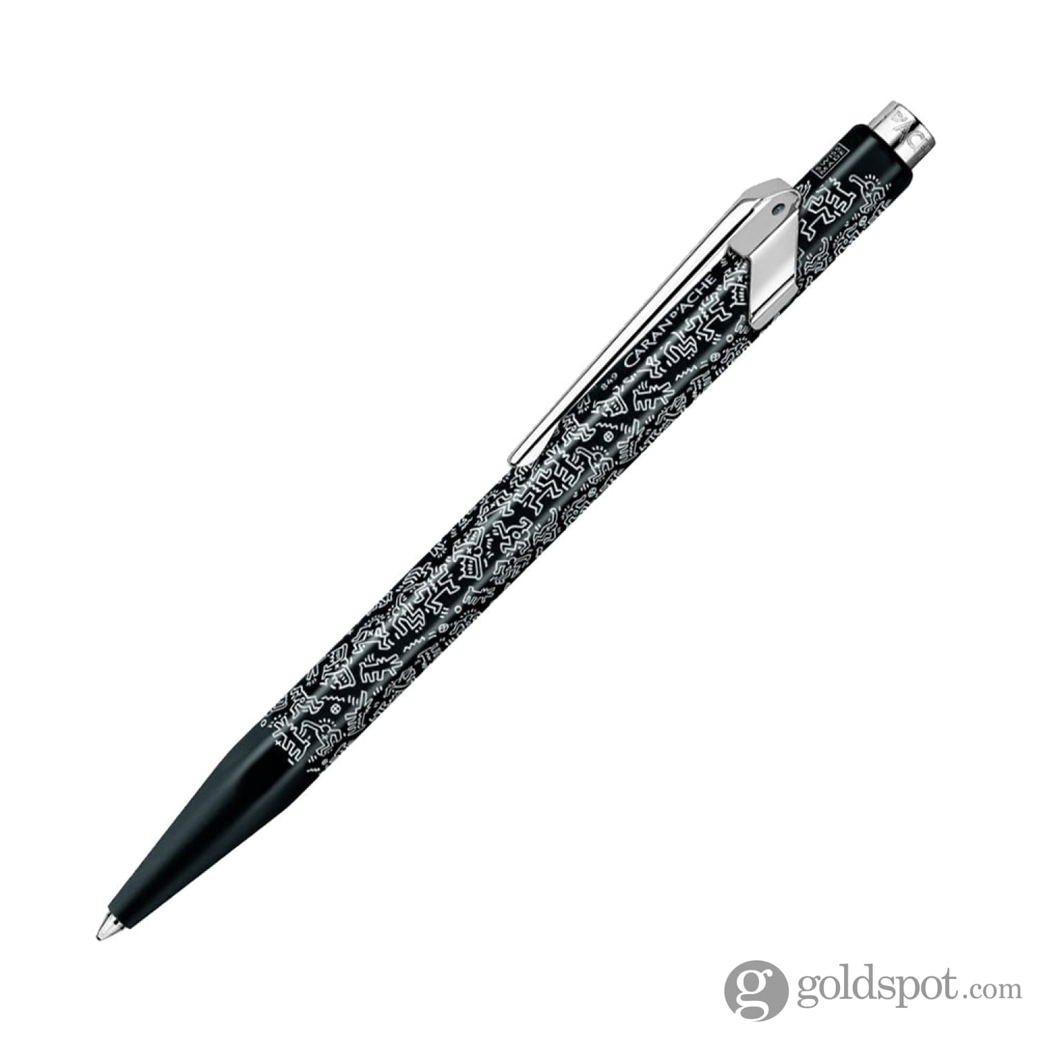 Caran d'Ache 849 Keith Haring Limited Edition Black Ballpoint Pen - Premium Writing Gift for Christmas 2023, Office, Art & Collectors