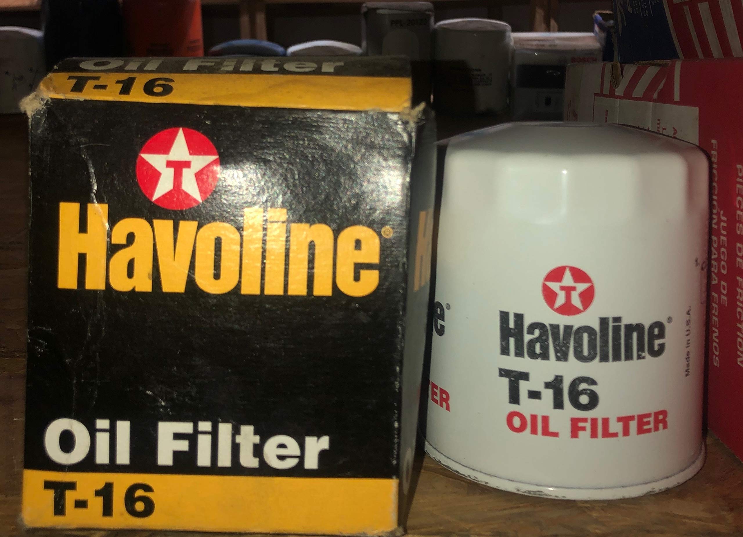 Texaco Havoline T16 Oil Filter - Premium Engine Protection for Cars, Trucks & SUVs | High-Performance Filtration for Synthetic & Conventional Oils | Ideal for Daily Commuting & Long Road Trips