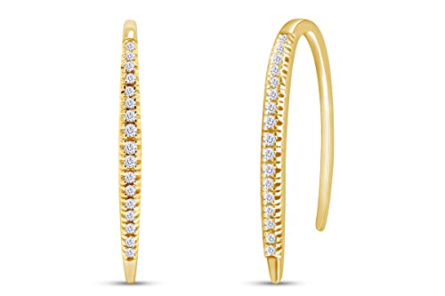Yellow Gold Over : Simulated Cubic Zirconia