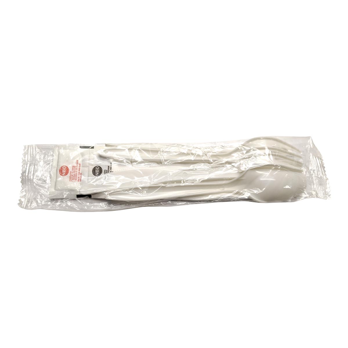 Eco-Friendly Disposable 5-Piece Cutlery Set - 250 Pack (Knife, Fork, Spoon, Teaspoon, Napkin) | Perfect for Parties, Picnics, Catering & Takeout Meals