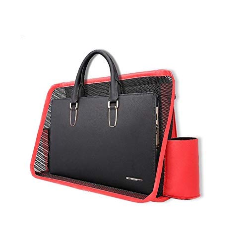 HWZ Car Seat Back Organizer - PU Storage Bag with Multi-Pockets for Road Trips & Travel