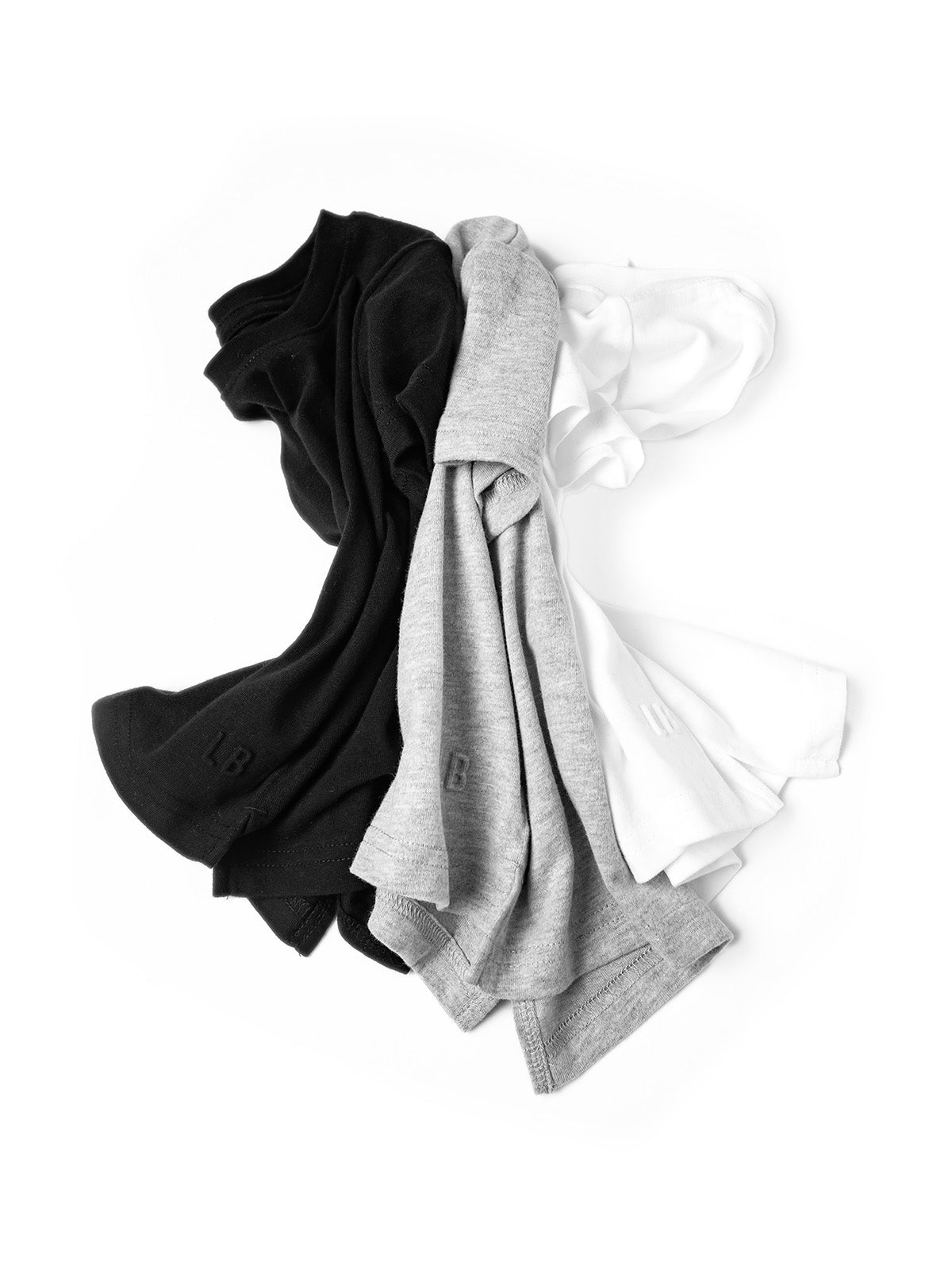 Premium 3-Pack Elevated Tee - Monochrome Basic T-Shirts for Men & Women | Casual Wear, Layering, Everyday Outfits