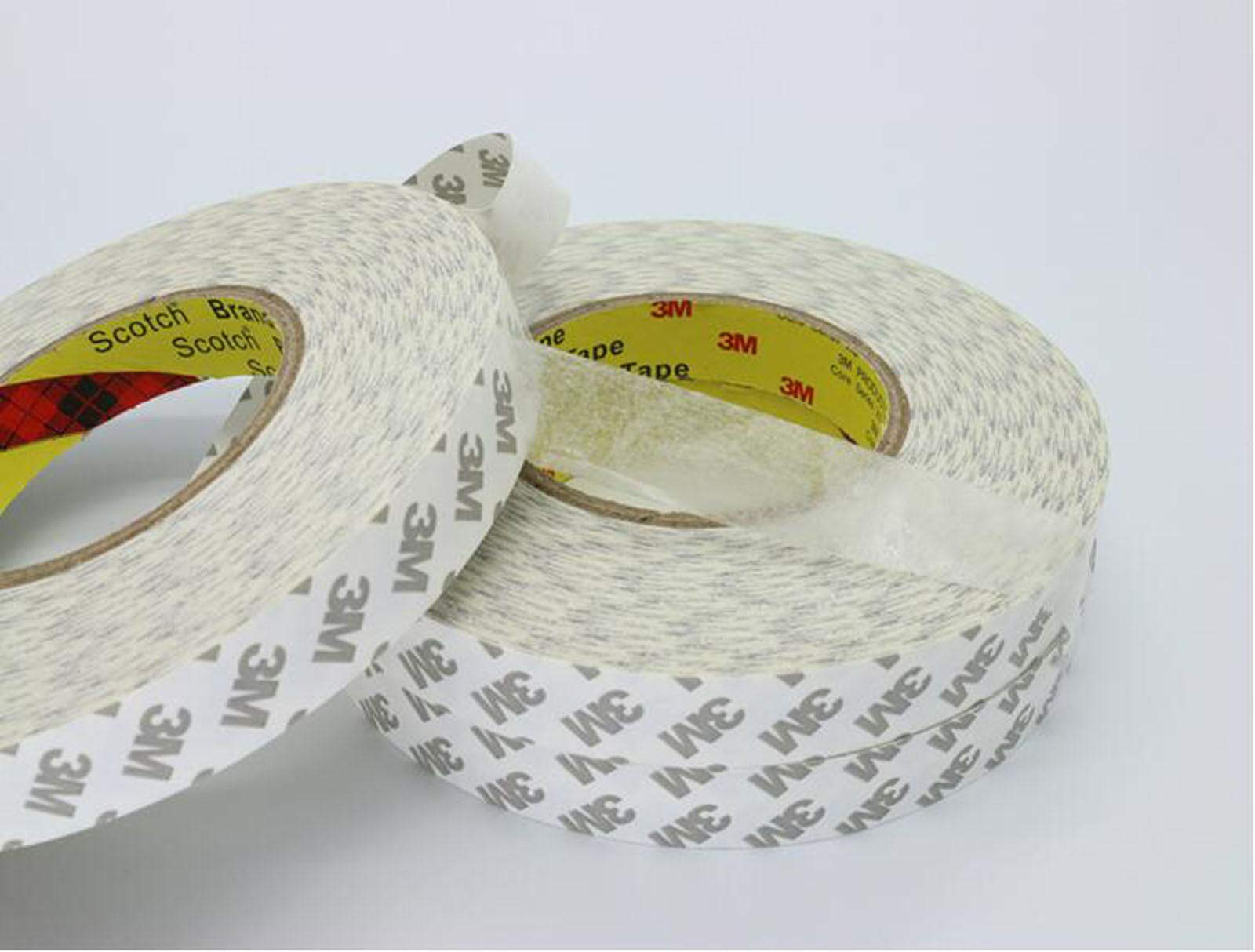 3M 9080 Double Sided Adhesive Tape - 50m (164ft) x 20mm Wide - Strong Mounting Tape for Mobile, Tablet, Computer - Perfect for DIY Projects, Home Office & Electronics Repair