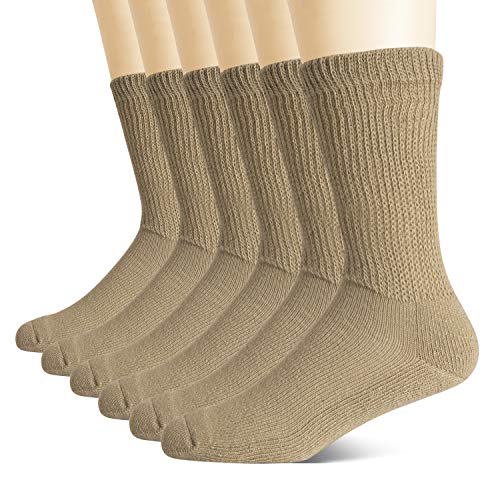 Crew/6 Pairs Brown