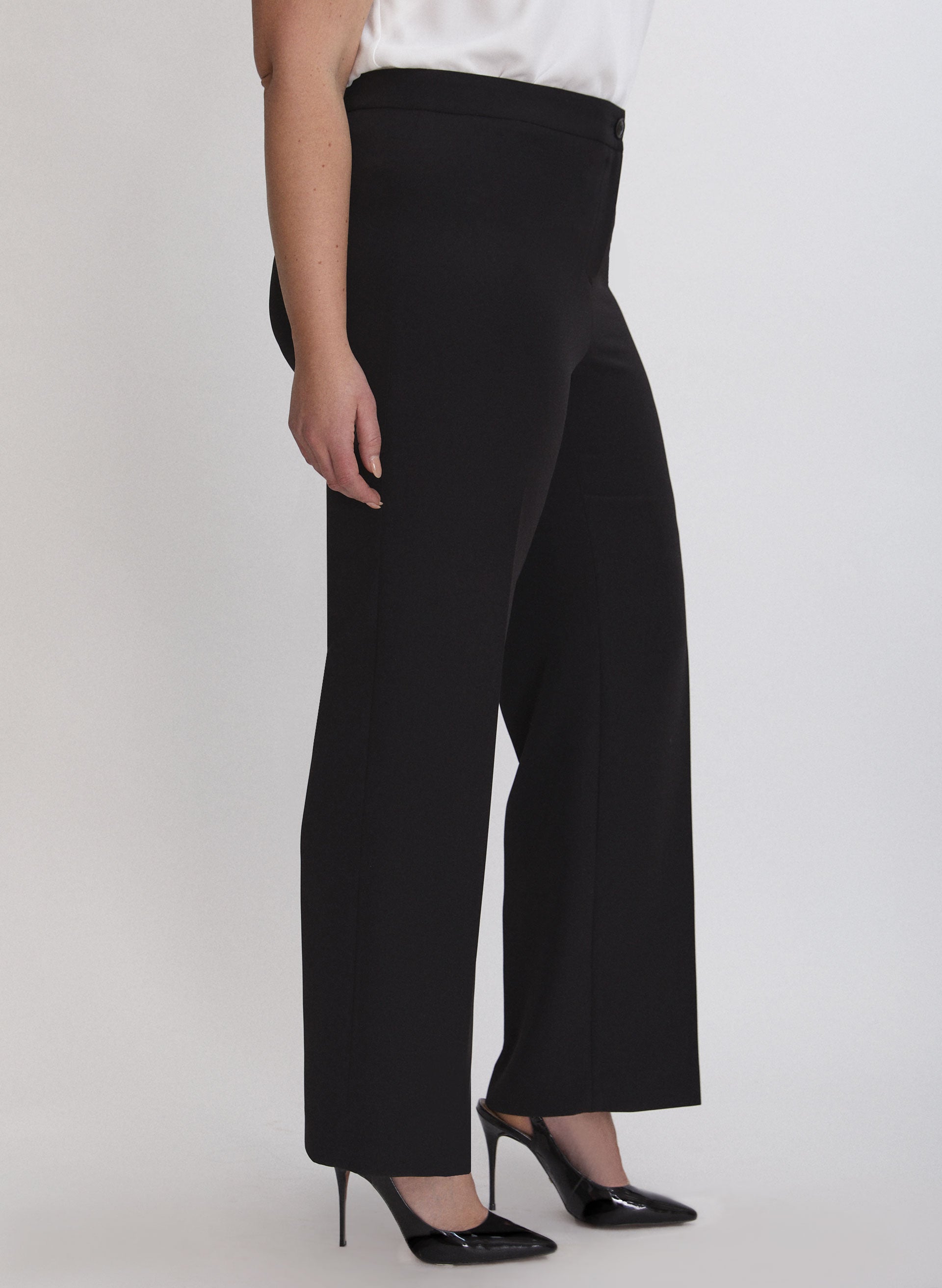 Emma Women's Straight Leg Pants - Classic Fit Regular Length for Work & Casual Wear | Comfortable Office Trousers & Everyday Pants for Women