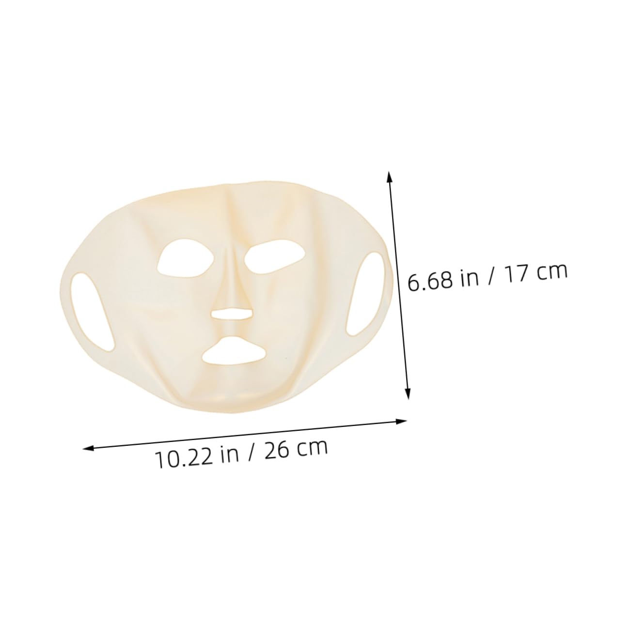 FOMIYES 6pcs Reusable Silicone Mask Holder for Sheet Masks - Earring Style Face Cover for Moisturizing Skincare & Spa Treatments at Home