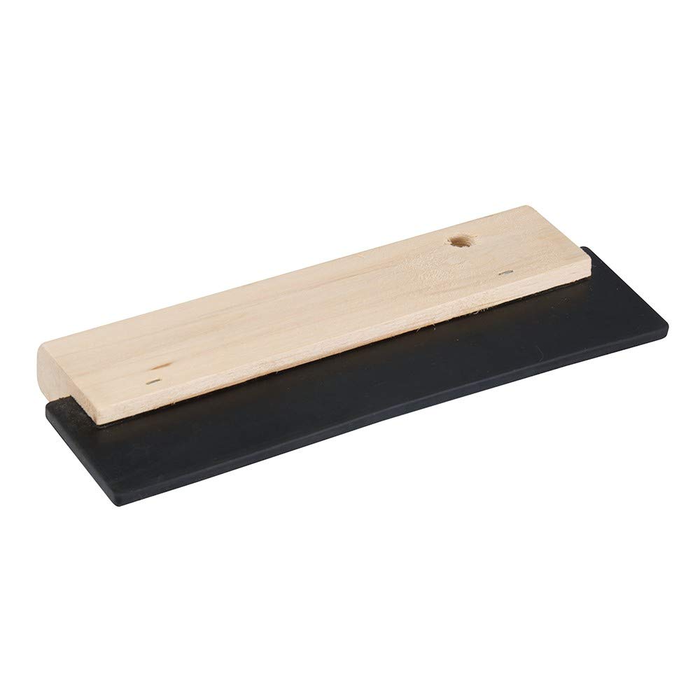 RUBI 65954 Professional Tile Spatula, Black, 18 cm - Perfect for Ceramic, Porcelain & Mosaic Tile Installation