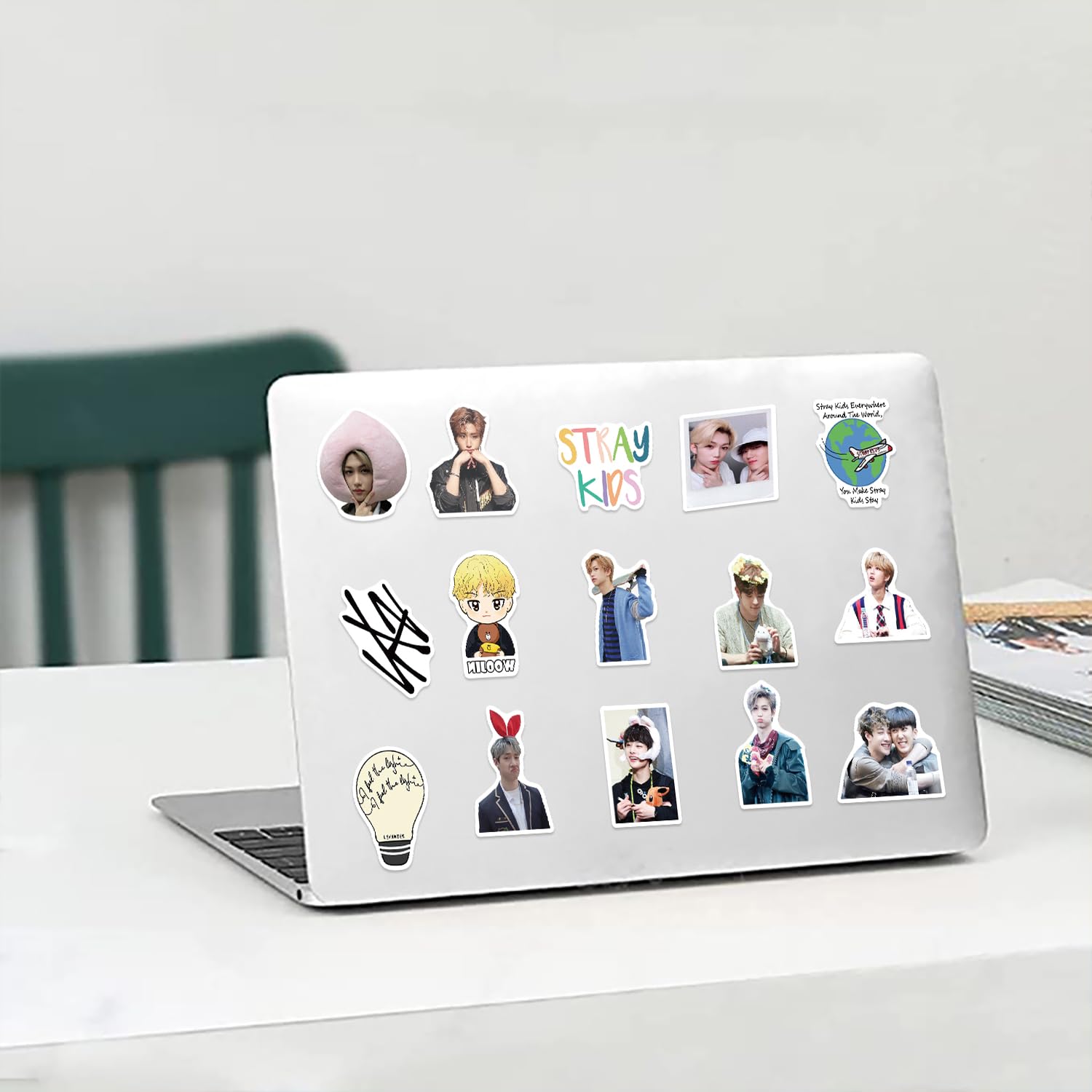 Stray Kids Stickers Pack 100Pcs - Waterproof Vinyl Decals for Kpop Fans, Teens & Adults - Perfect for Water Bottles, Laptops, Journals & Scrapbooking - Cute Kpop Pop Star Stickers for School, Office & Home Decor