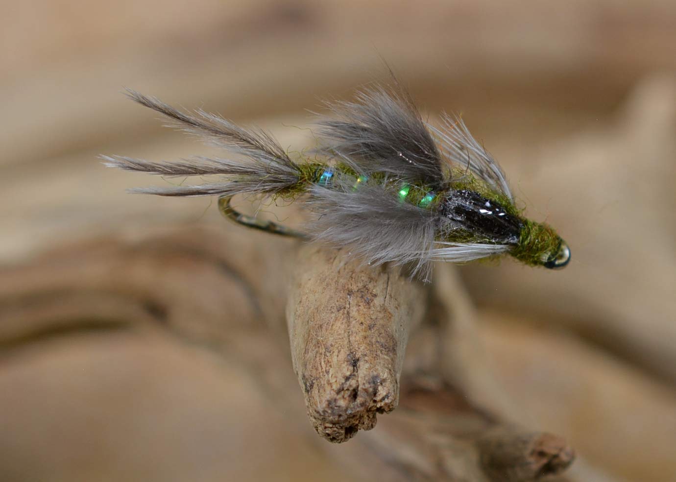 Premium Callibeatis Poxyback Nymph Flies - Size 12-16, Tied on Mustad Signature Fly Hooks (6-Pack) - Perfect for Trout Fishing in Rivers and Streams