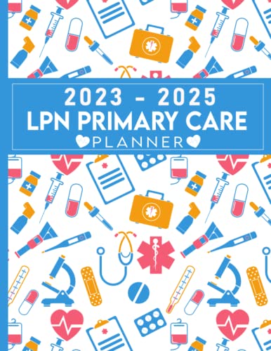 2023-2025 Nursing Planner Calendar - 36 Month Primary Care Organizer with Cute Cover Design, Notes Pages, Habit Tracker & To-Do List | Perfect for Nurses, Medical Students & Healthcare Professionals | Ideal for Shift Scheduling, Patient Tracking & Daily Planning