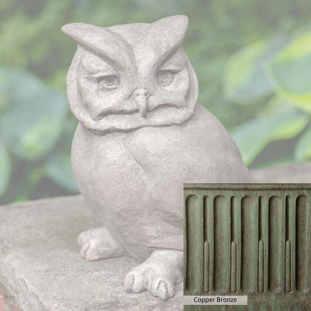Campania International Hoot Owl Garden Statue - Outdoor Decor for Patio, Lawn & Garden Decorations