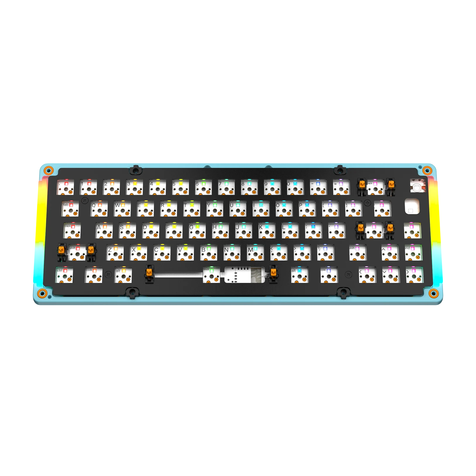 GMMK 3 65% Mechanical Keyboard Bottom Case - Limited Edition Metal Laguna Blue | Perfect for Gaming, Typing & Custom Keyboard Builds