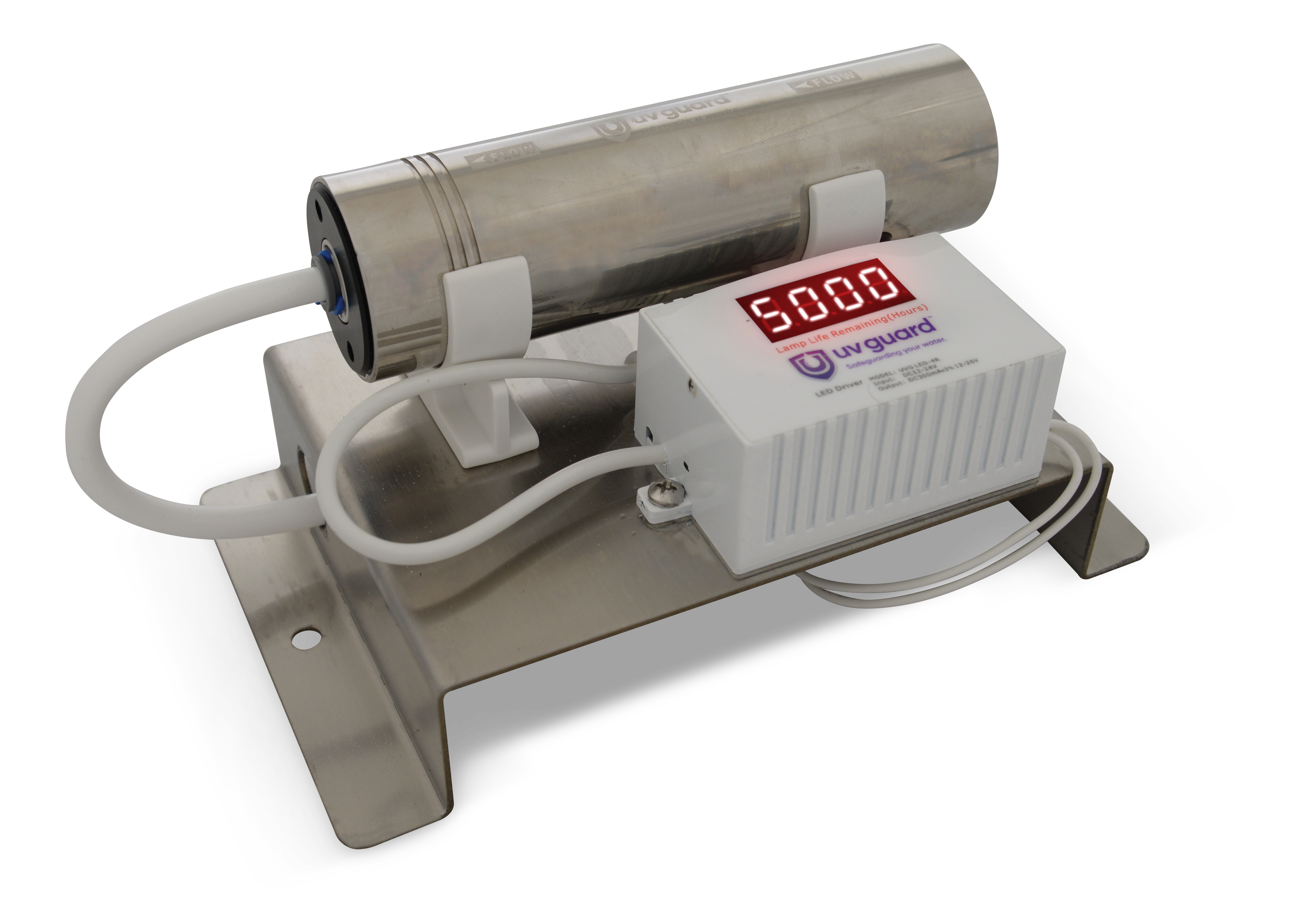UV Guard LED Series Mini Caravan UV Water Purifier System - 4LPM Flow Rate for RV, Camping & Outdoor Water Disinfection