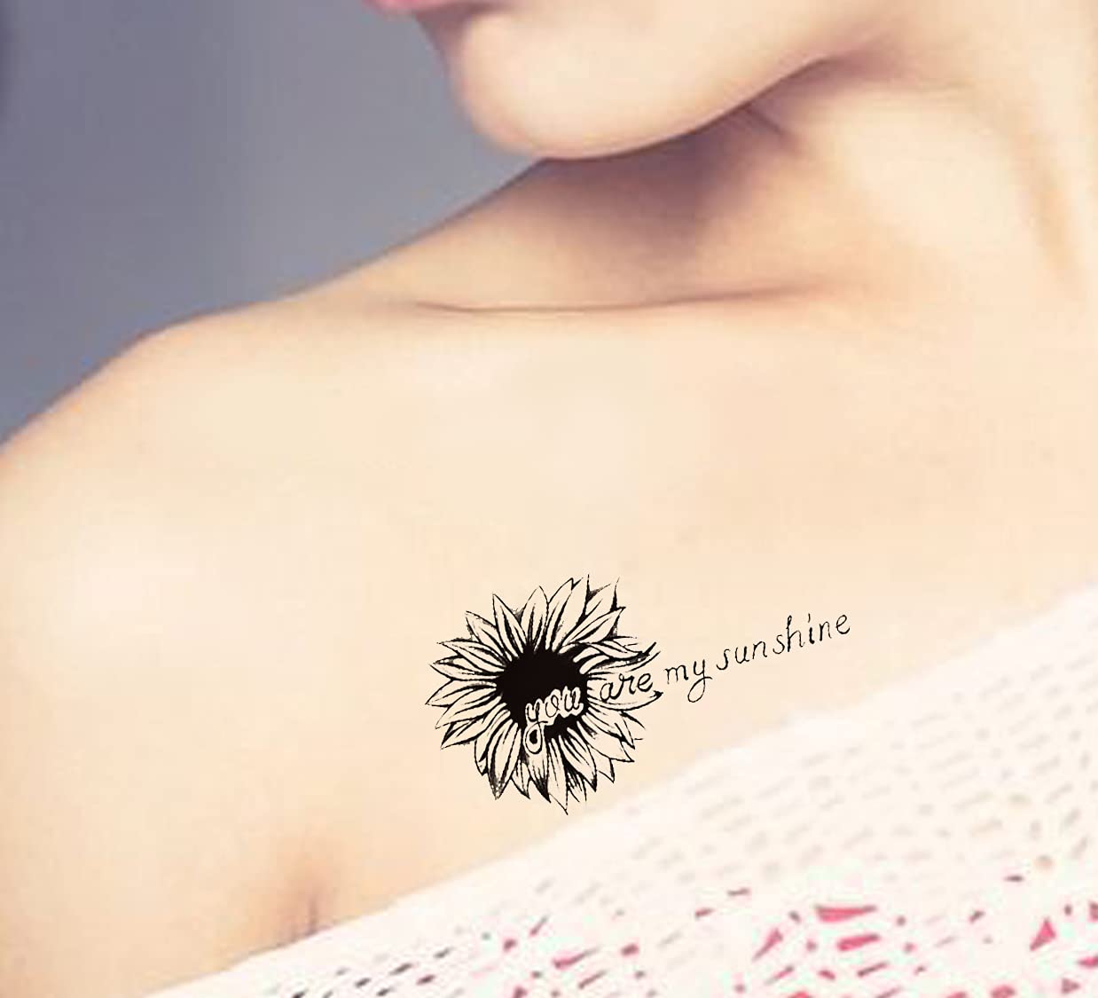 Waterproof Temporary Tattoo Stickers for Men & Women - Realistic 3D Flowers, Butterflies, Stars, Angels, Wolves & Armband Designs (21x12cm) | Perfect for Parties, Halloween, Cosplay & Body Art