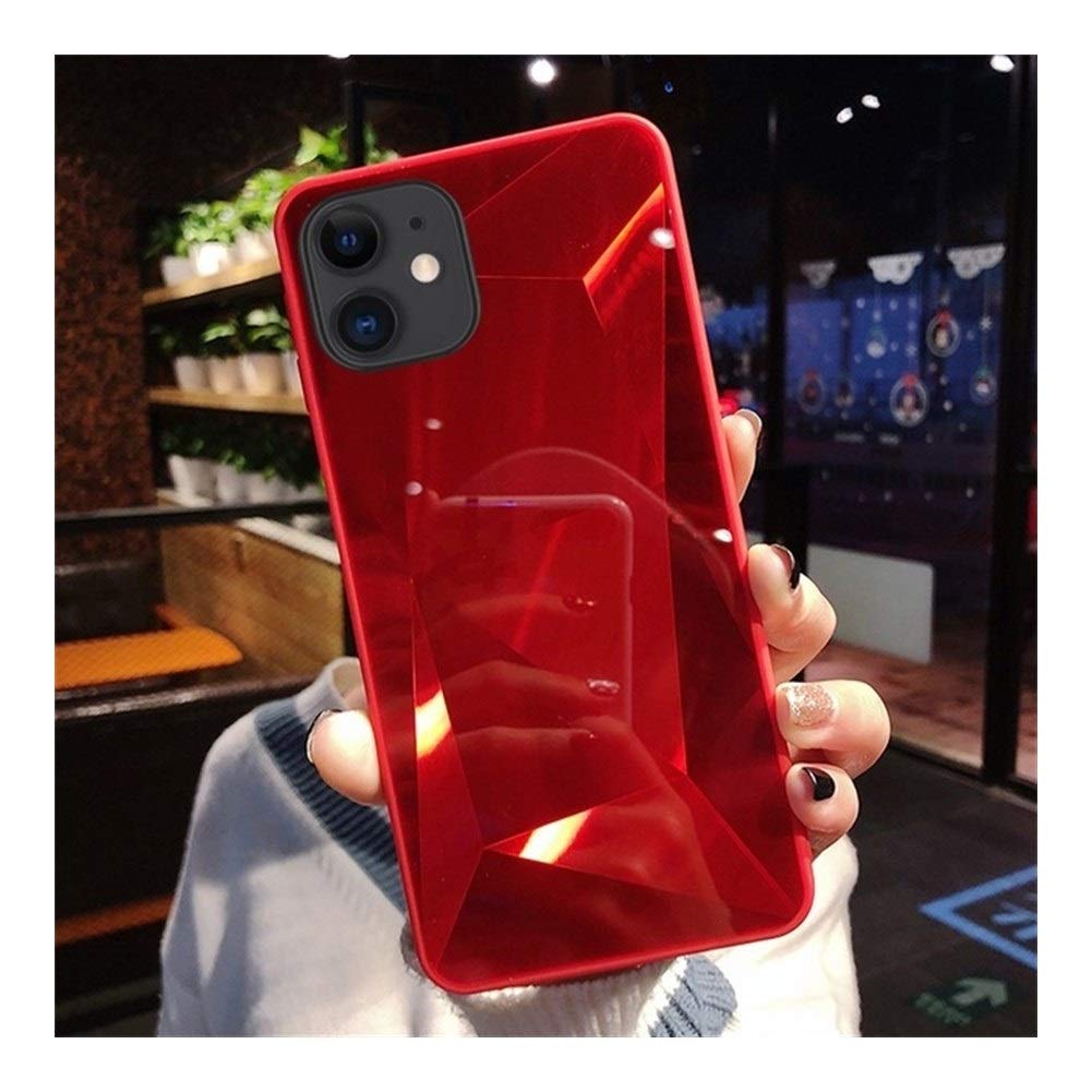 3D Mirror Diamond Phone Case for iPhone 11 Pro/X/XS Max/XR/8/7/6/6S Plus - Sparkling Protective Cover with Reflective Back - Perfect for Parties, Night Out & Fashion Accessories