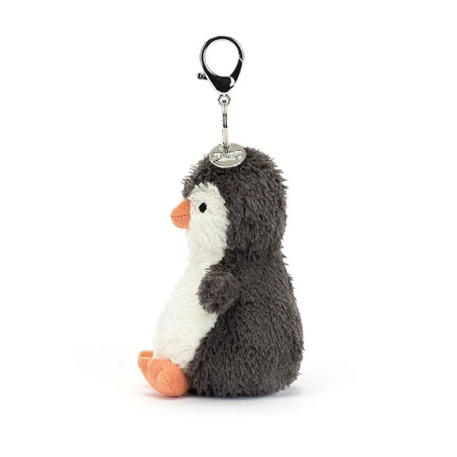 Jellycat Peanut Penguin Bag Charm - Adorable Plush Keychain for Backpacks, Purses & Keys | Cute Penguin Gift for Kids & Adults | Perfect for Travel, School & Everyday Use