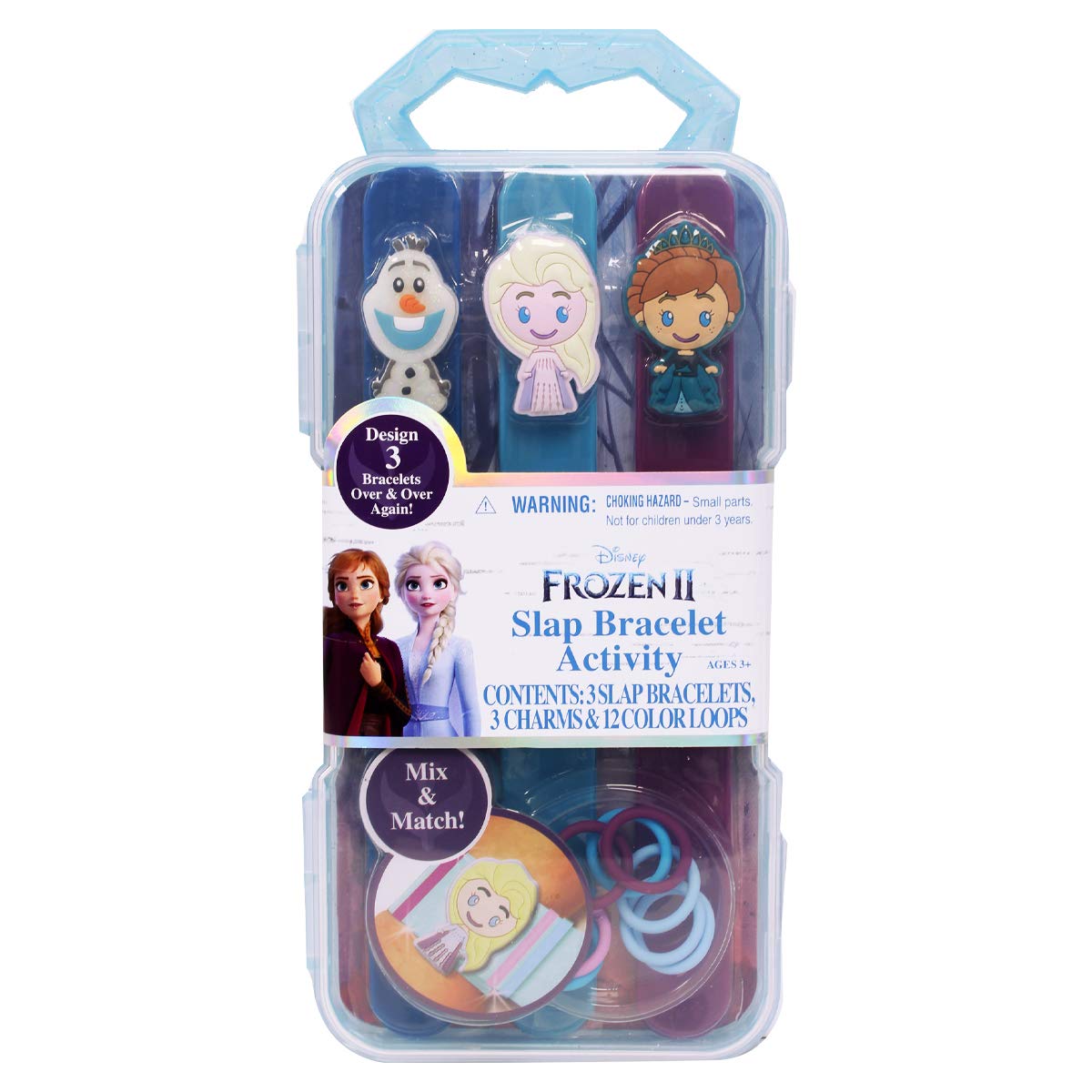 Frozen 2 Slap Bracelets for Kids by Tara Toys - Disney Princess Elsa & Anna Wristbands - Fun Party Favors, Birthday Gifts & Classroom Rewards