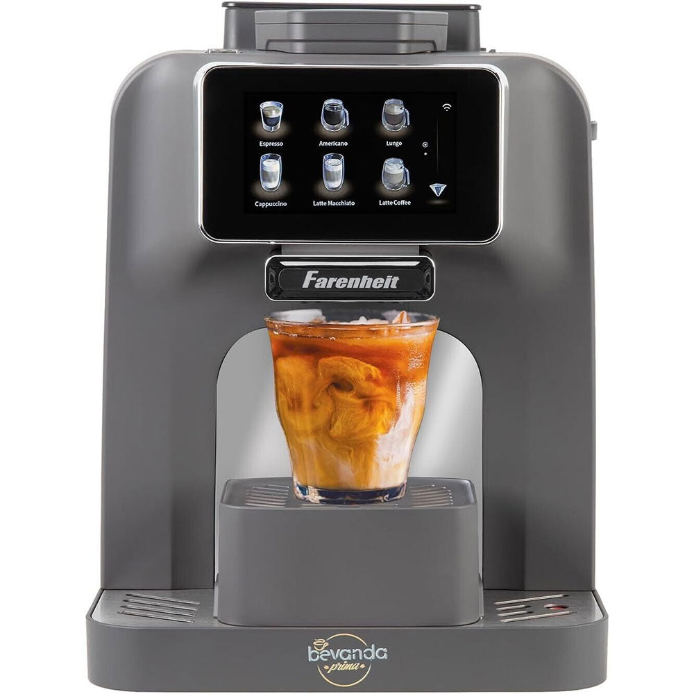 Fahrenheit FCM 360 Automatic Coffee Maker with Touchscreen - 5 Brew Modes, Built-in Frother & Self-Cleaning Function - Espresso Machine for Home, Office or Cafe Barista Use