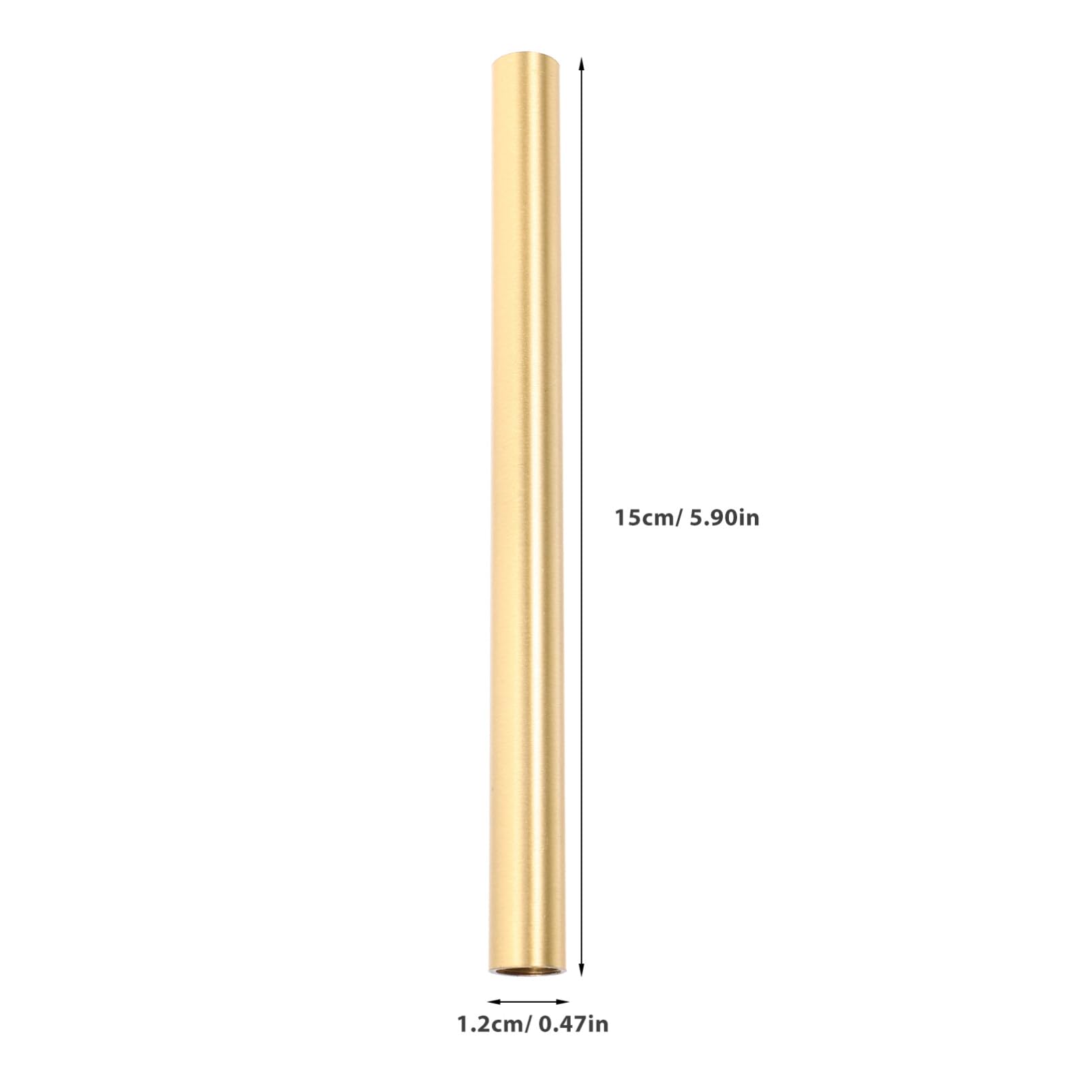 Uonlytech 150mm Copper Downrod Lamp Stem - Ceiling Pendant Lighting Replacement Tube in Golden Finish | Perfect for Dining Room, Bedroom & Living Room Lighting Fixtures