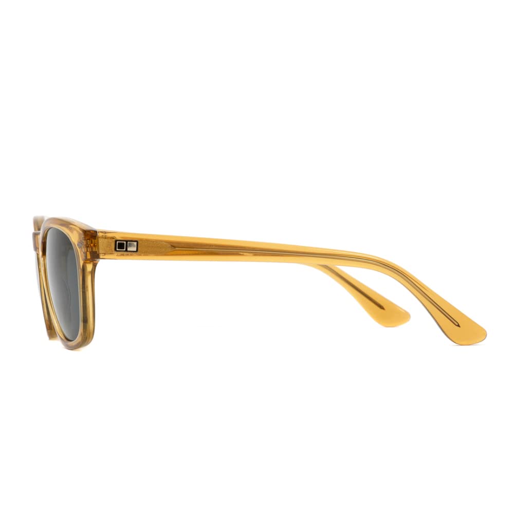 OTIS Eyewear Summer Of 67 Polarized Mineral Glass Sunglasses - UV Protection Retro Aviator Style for Men & Women - Perfect for Beach, Driving & Outdoor Activities
