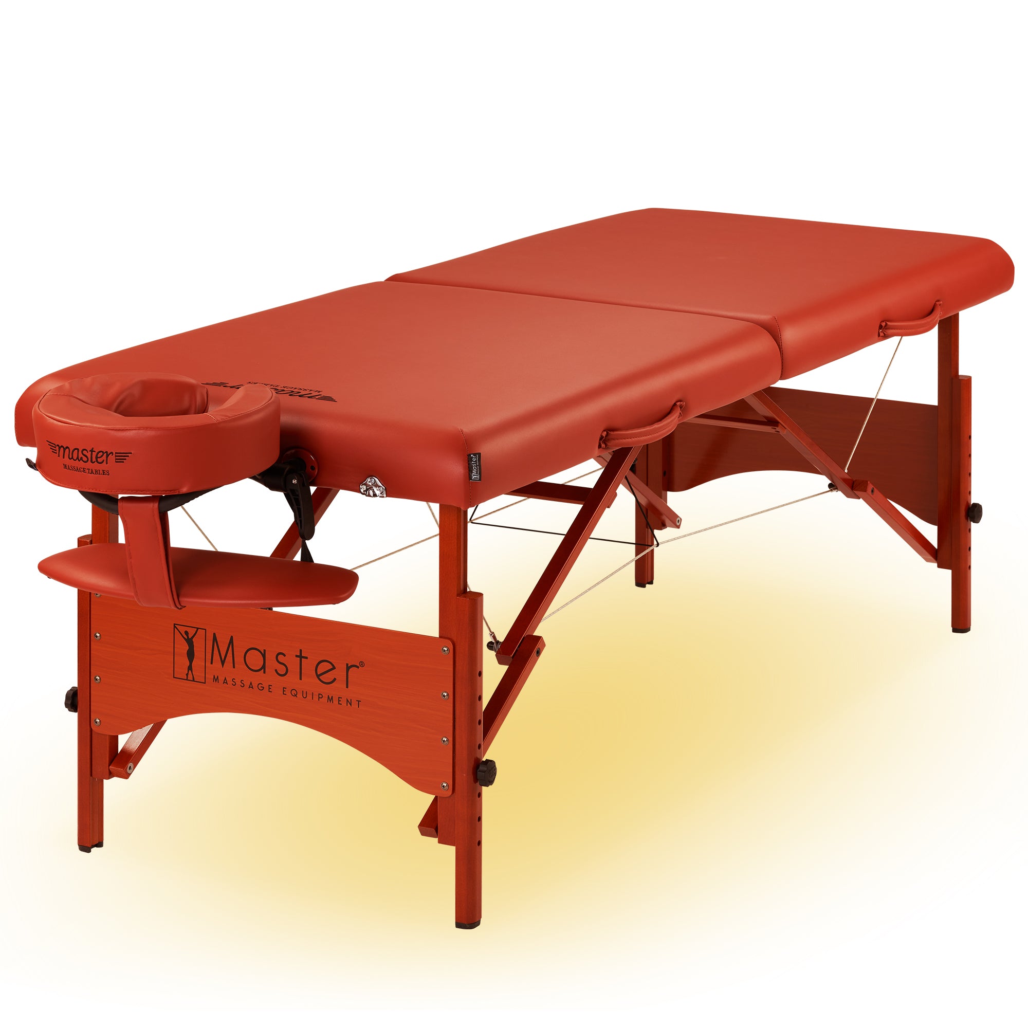 Portable Massage Table with Adjustable Heating System - ThermaTop Shiatsu Massager & Reiki Panels - Foldable Professional Massage Bed for Home, Spa & Therapy (Mountain Red) - Perfect for Relaxation, Pain Relief & Holistic Healing