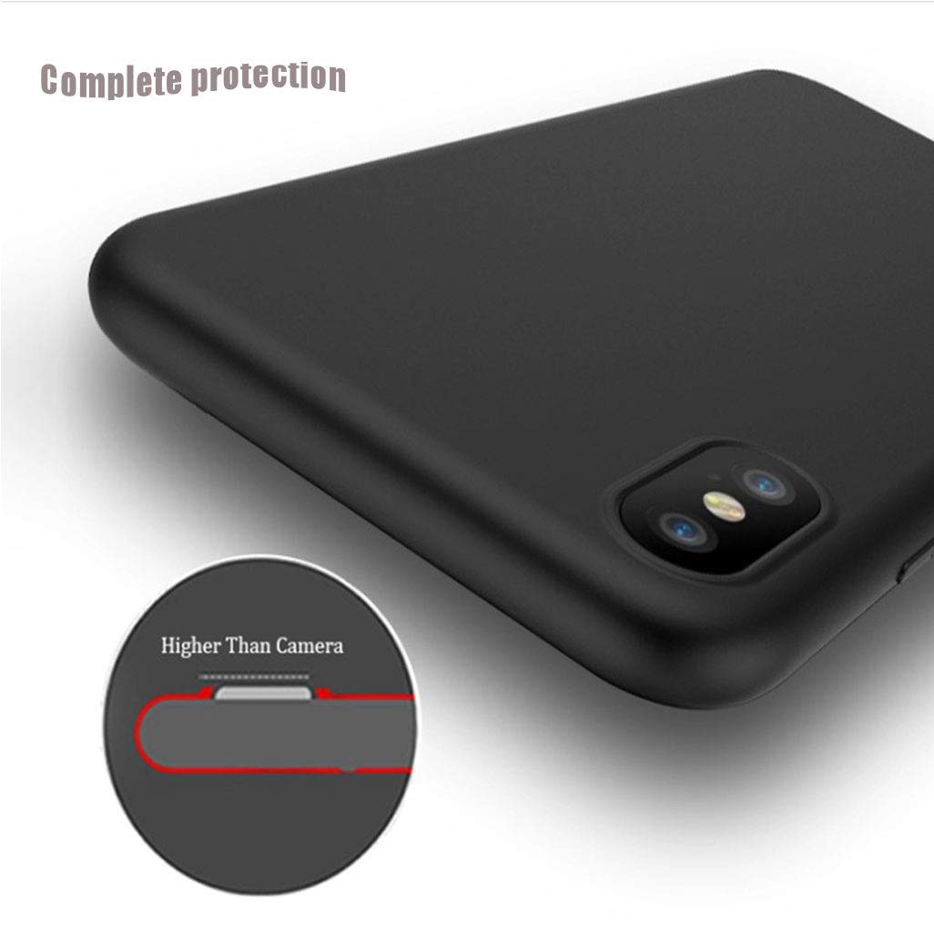 BLU G60 Phone Case (6.10 Inch) - Slim Soft TPU Silicone Cover with Anti-Scratch & Anti-Fall Protection - Black Holster Style - Perfect for Daily Use, Work, and Travel