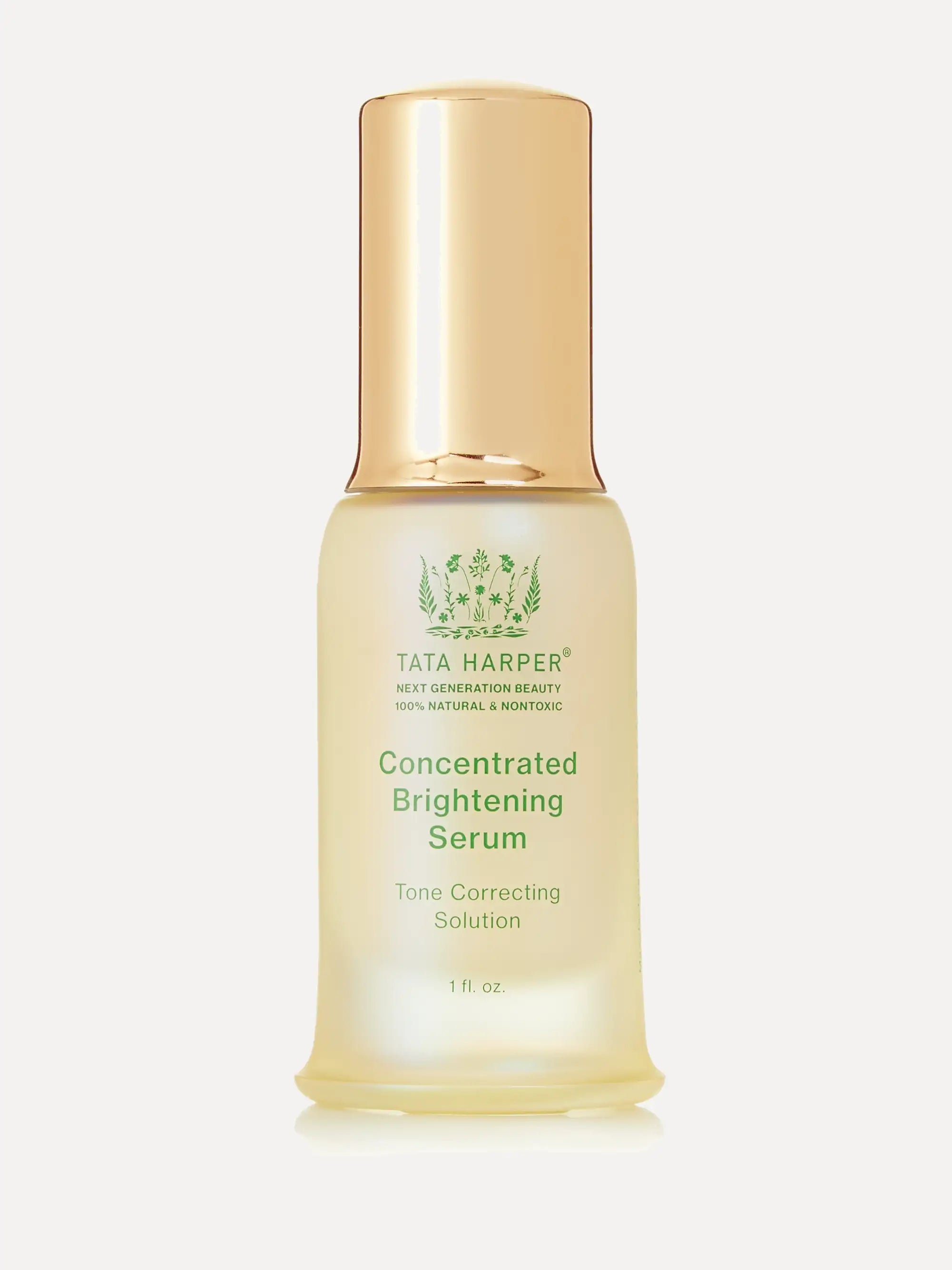Tata Harper Concentrated Brightening Serum for Face - Vitamin C & Hyaluronic Acid Dark Spot Corrector - Brighten & Hydrate Skin for Daily Glow | Perfect for Morning & Night Skincare Routine