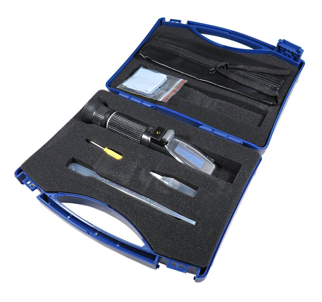 Digital Refractometer for Sugar & Brix Measurement 0-32% with ATC - Perfect for Home Brewing, Wine Making, and Food Processing