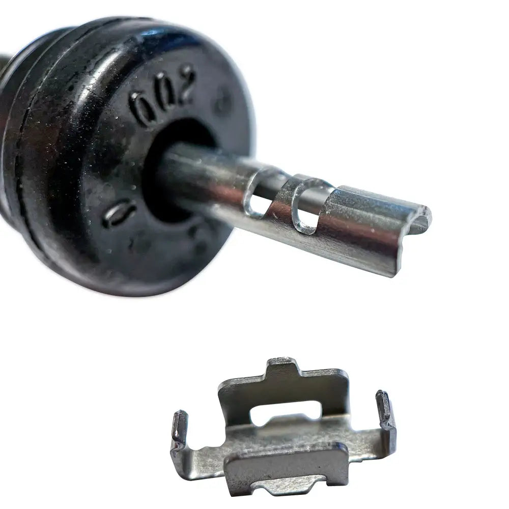 Dill VS 30 Rubber Valves for TPMS with Locking Clip - 0.453 RH (Each) - Replacement Tire Pressure Monitoring System Parts for Cars & Trucks