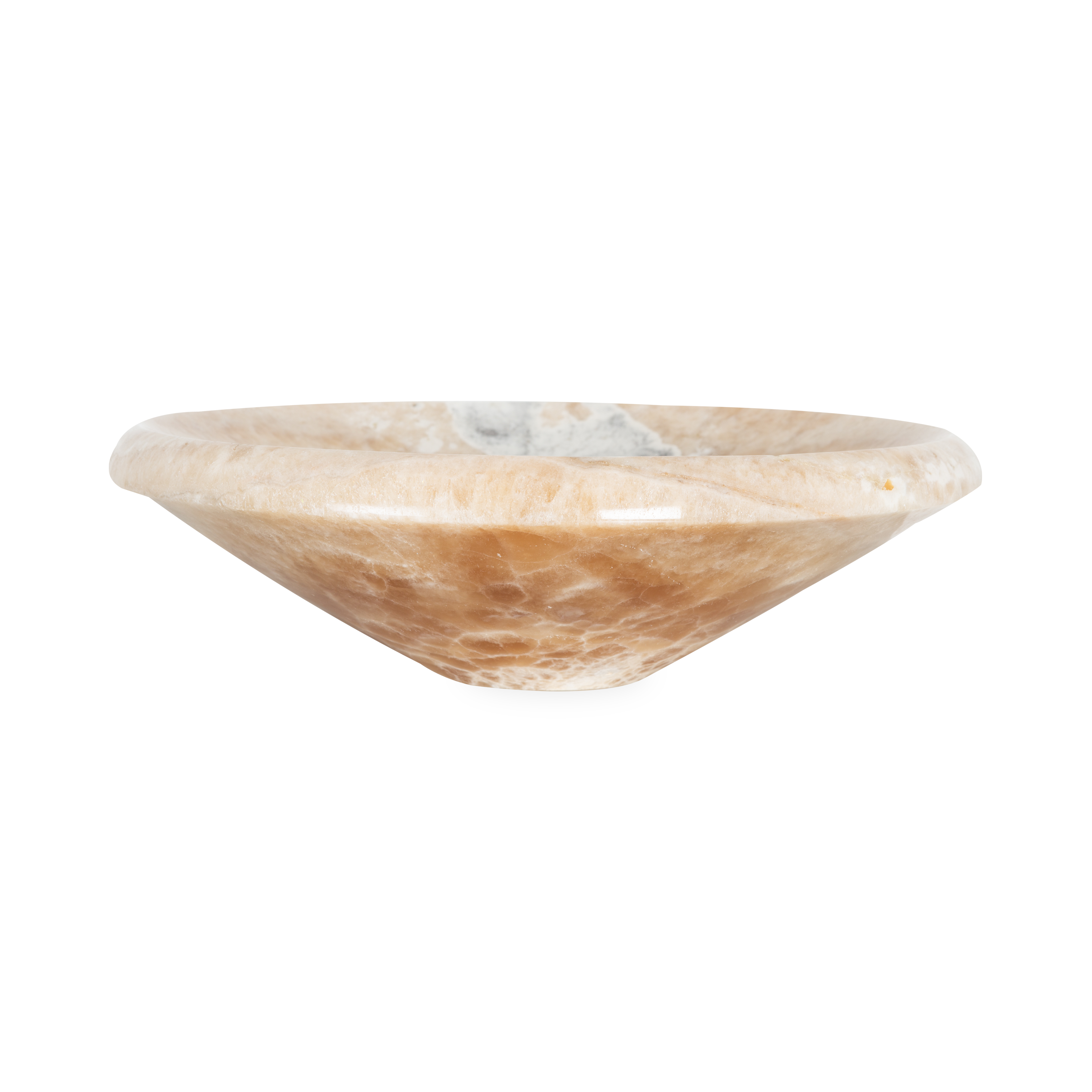 Premium Stoned Onyx Bowl - Handcrafted Caramel Finish | Perfect for Smoking Accessories, Decorative Home Decor & Gift Ideas