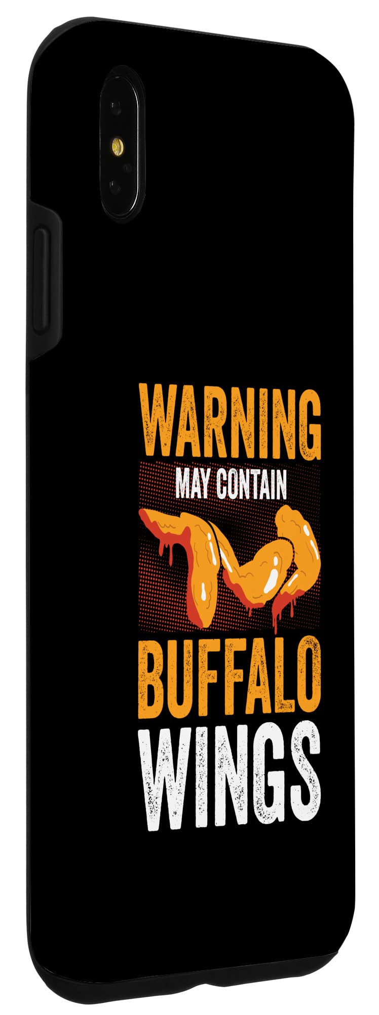 iPhone XS Max Case with Buffalo Wings & Fried Chicken Design - Perfect for Hot Wing Lovers & Food-Themed Accessories