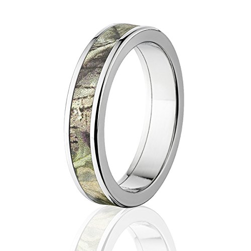 Premium Camo Rings for Men - AP Green Realtree Camouflage Bands - Hunting, Fishing & Outdoor Adventure Accessories