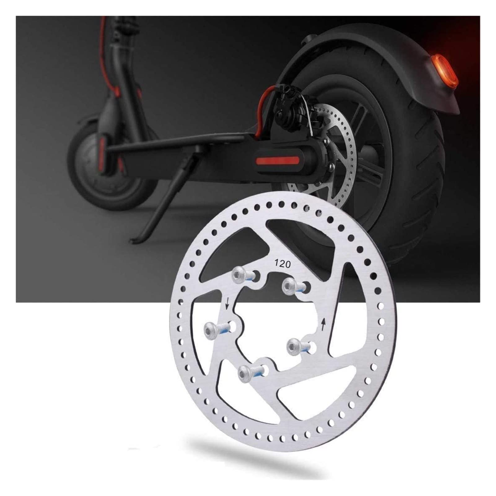 Simwa Honeycomb Structure Anti-Skid Electric Scooter Tires - Explosion Proof & Motor Replacement Wheels for M365 Scooter (Type 4) - Perfect for Urban Commuting & Last-Mile Transportation