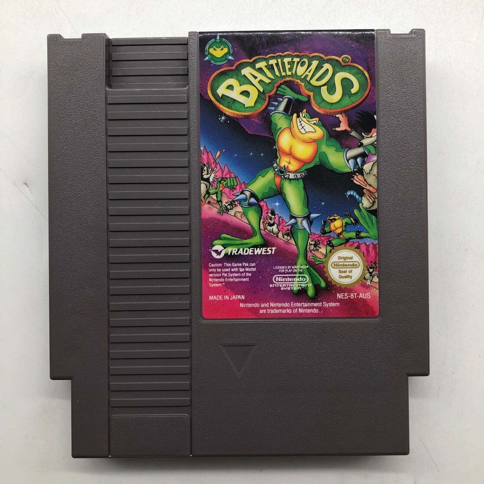 Battletoads Nintendo NES Game - Complete in Box | Classic Retro Video Game for Collectors & Gamers | Perfect for Nostalgic Gaming Nights & Display