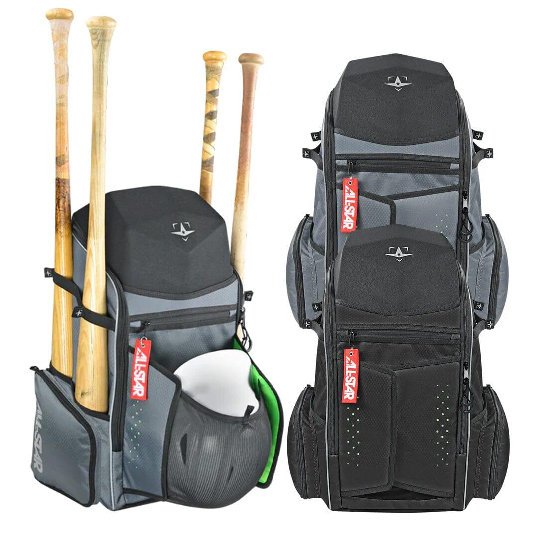 All Star MVP Pro Baseball Bat Backpack for Players - Durable Sports Equipment Bag for Training & Games | Perfect for Baseball, Softball & Travel Gear Storage