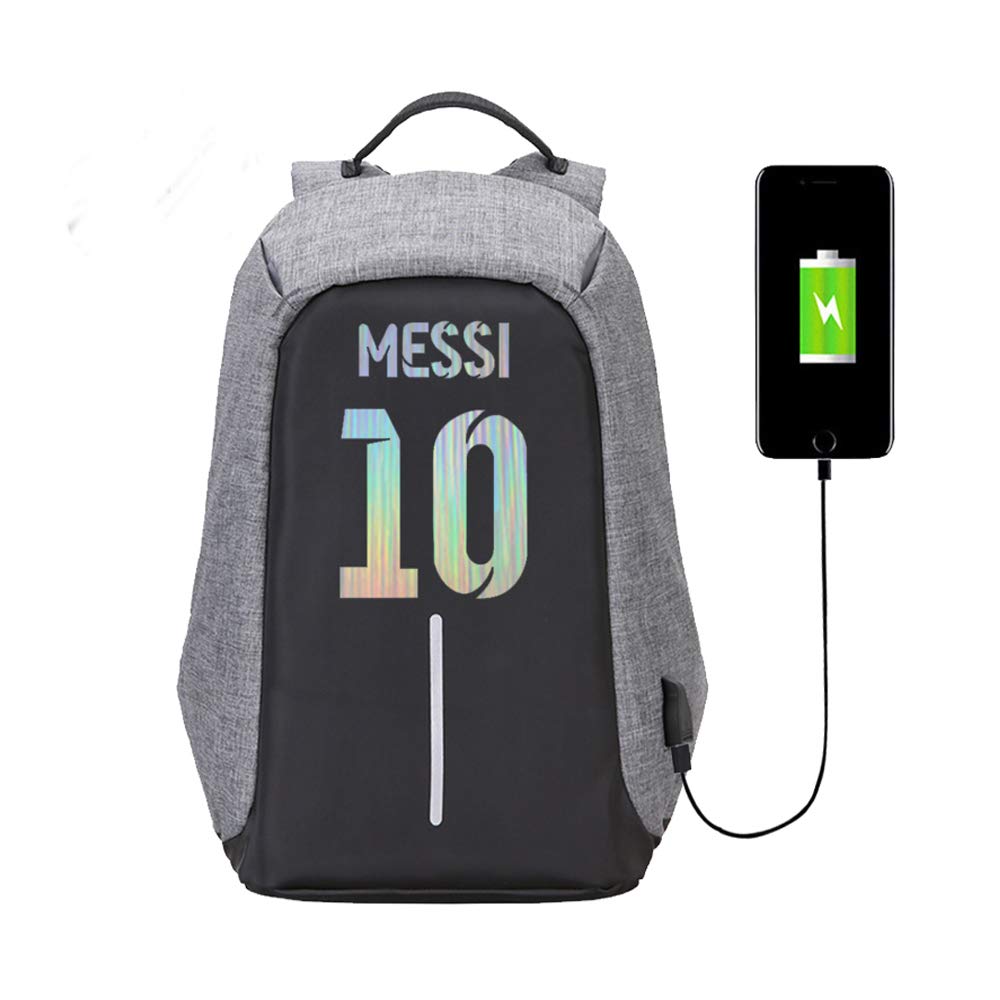 Laser Style Anti-Theft Soccer Backpack - Multifunctional Travel Bookbag for Men & Women (Style 3) - Perfect for Fans, School, Gym & Outdoor Adventures