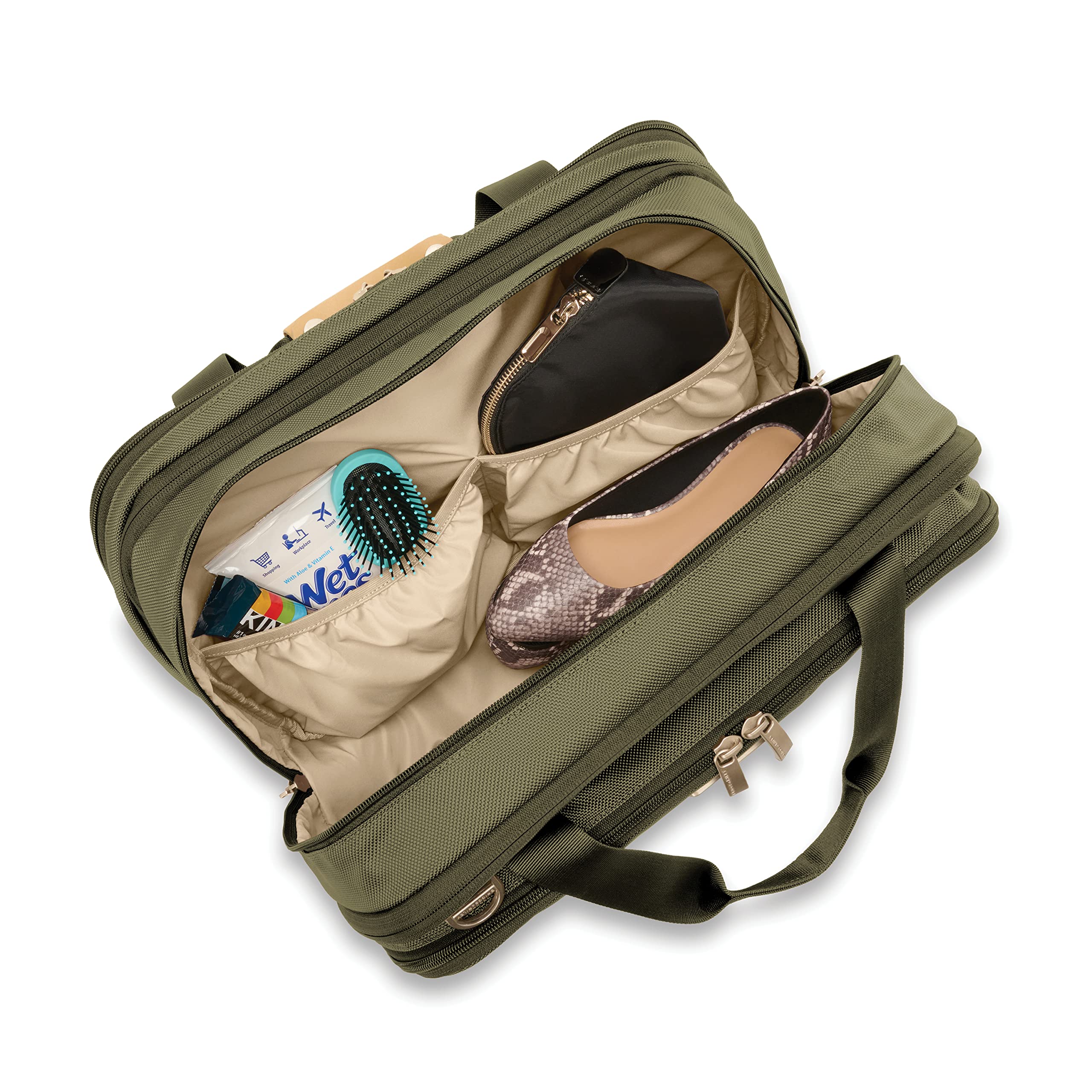 Briggs & Riley Premium Travel Duffel Bag - Water-Resistant Carry-On Luggage for Business Trips & Weekend Getaways | Durable Gym Bag & Sports Equipment Organizer