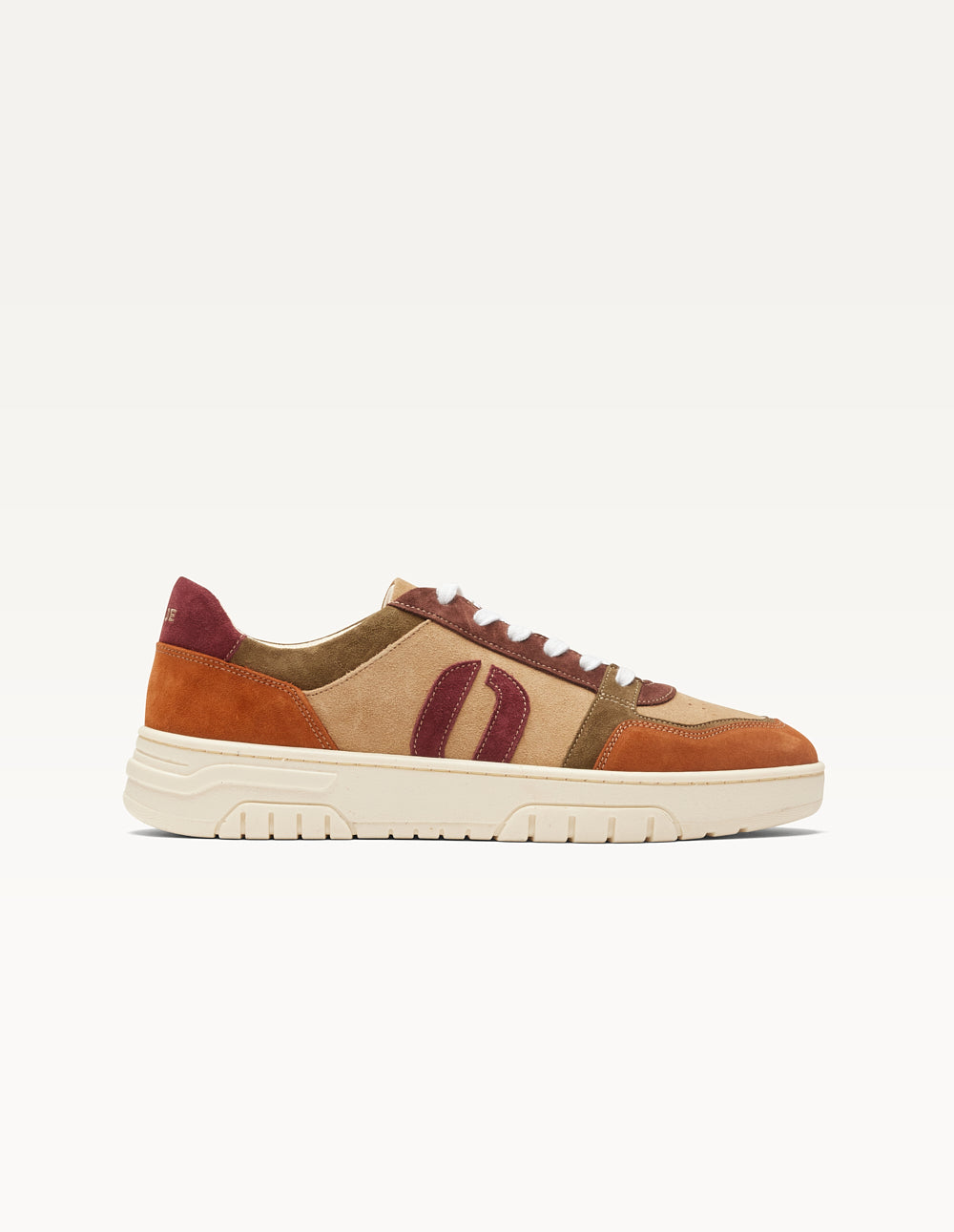 Nino Low Baskets in Amber Khaki Beige - Stylish and Comfortable Sneakers for Casual Wear, Work, and Everyday Outfits