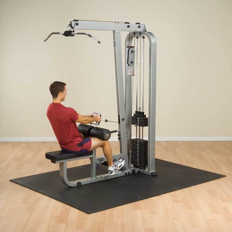 Body Solid SLM300G 2 Commercial Lat Pull and Mid Row Machine - Heavy Duty Gym Equipment for Back Workouts & Strength Training | Perfect for Home Gyms & Commercial Fitness Centers